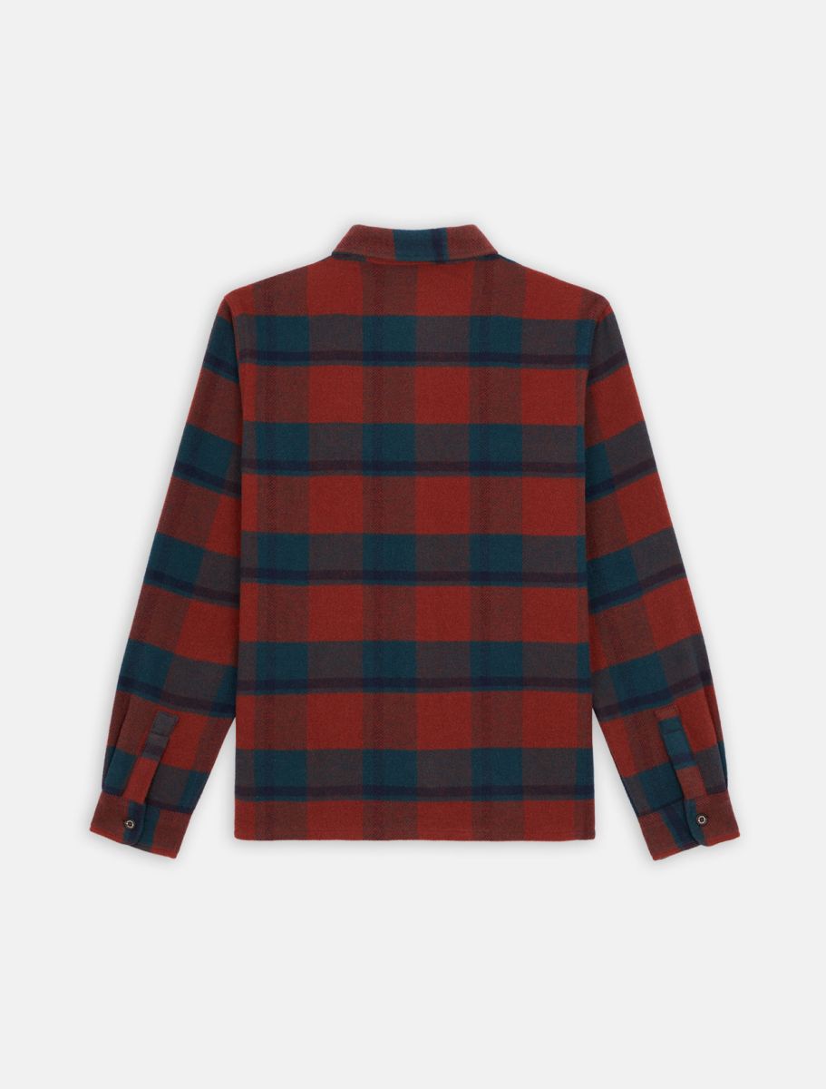 Dickies Coaling Shirt in Coaling Check Dark Blue