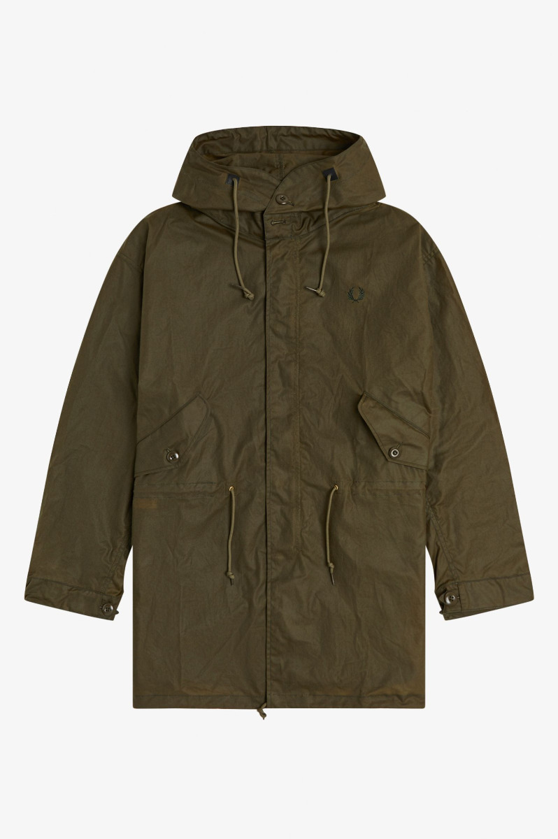 Fred Perry Parka Made in England Green J1826-M