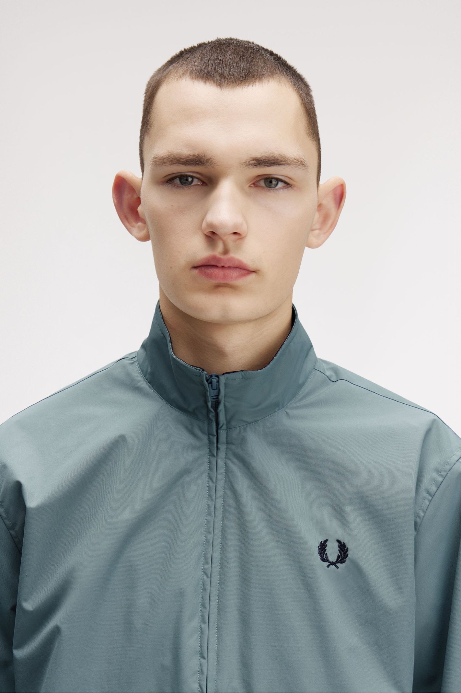 Fred Perry Brentham Jacket in Stockport Blue