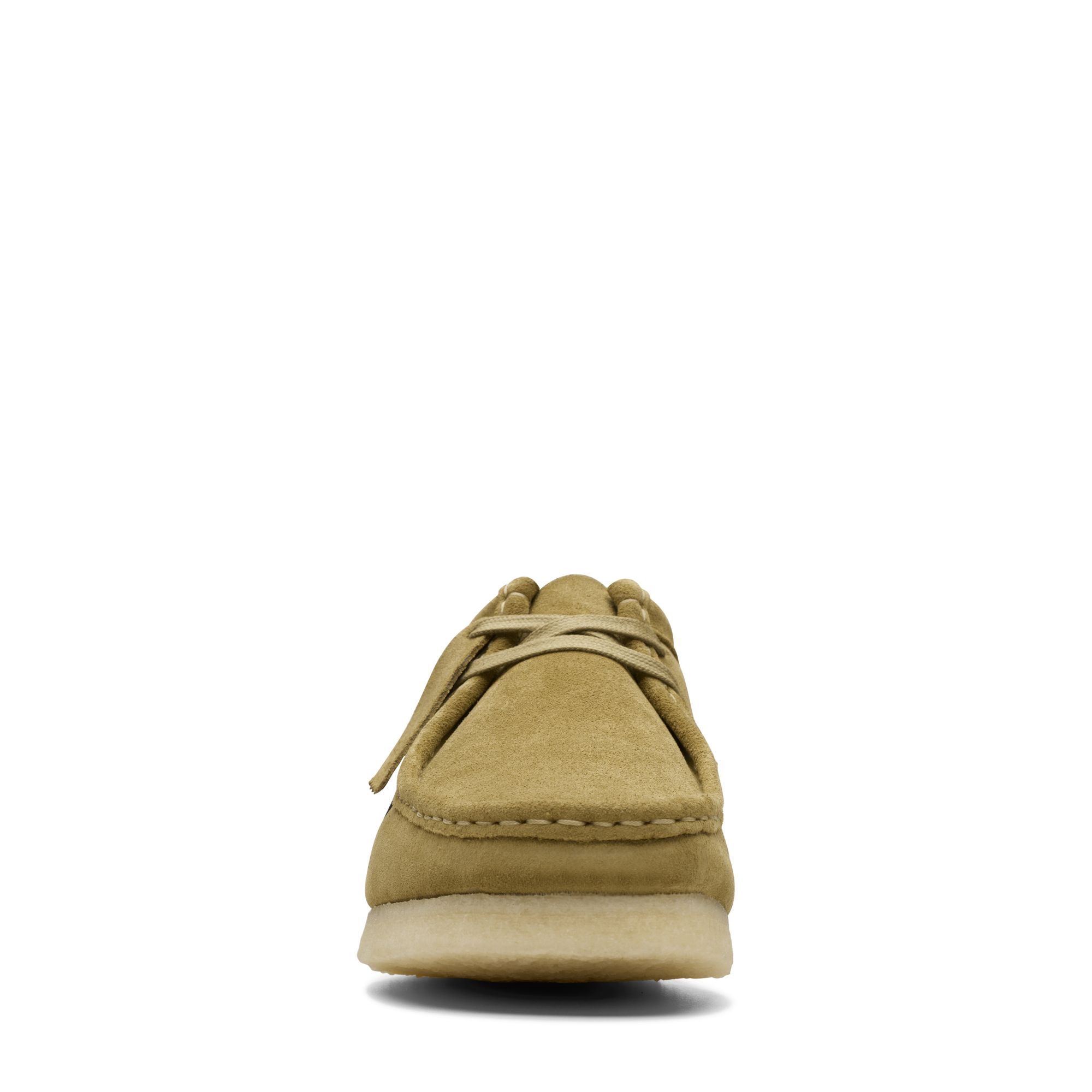 Clarks Wallabee in Mid Green Suede