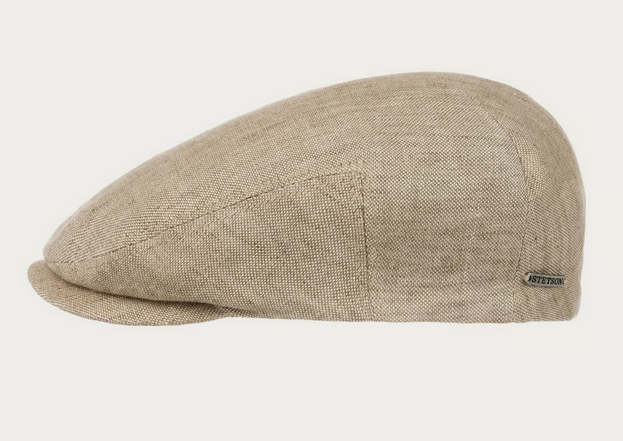 Stetson Just Linen Flatcap (Beige)