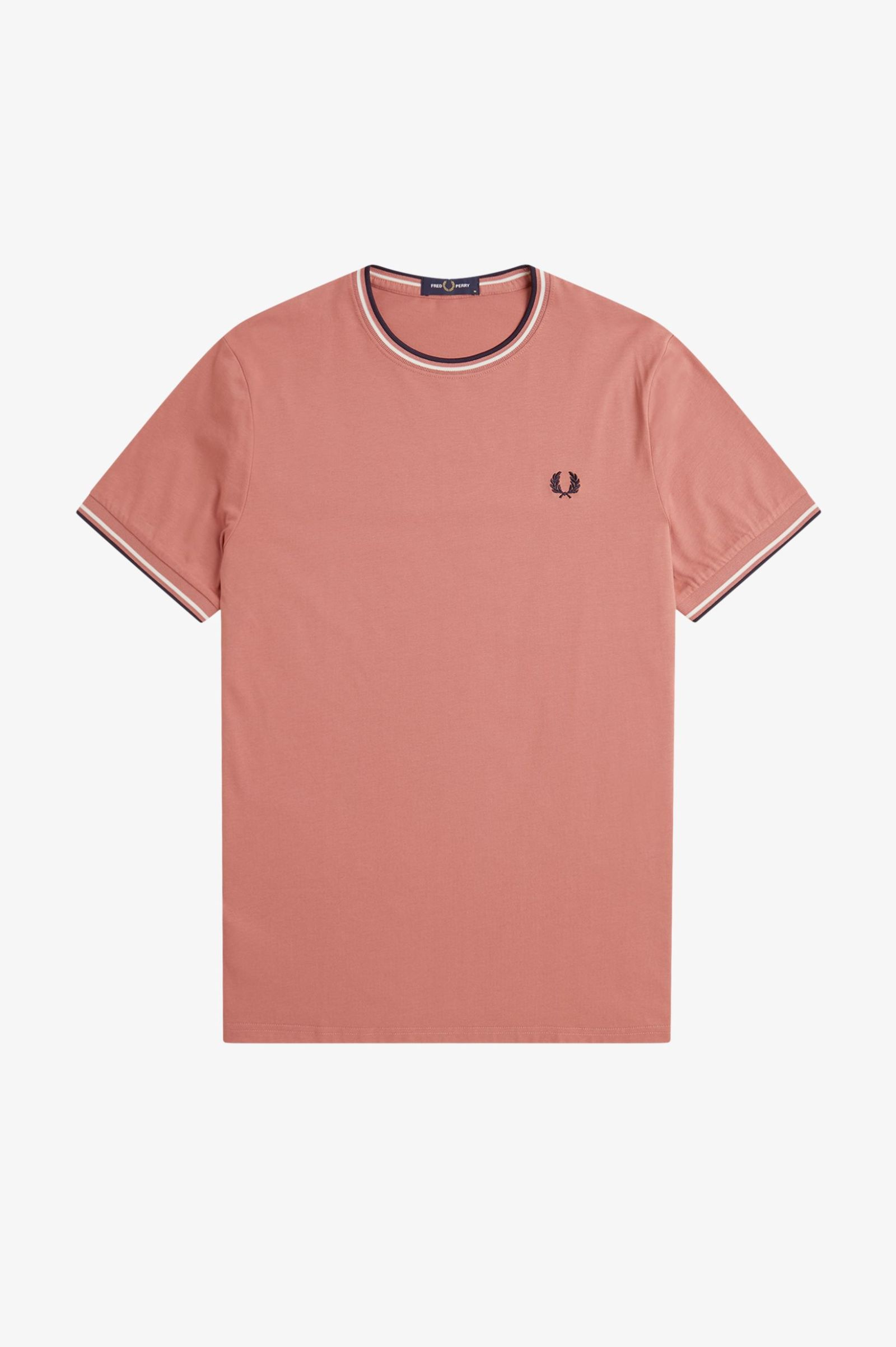 Fred Perry Twin Tipped T-Shirt in Puttypink