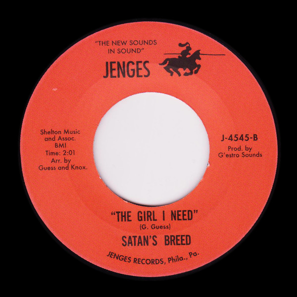 Satan's Breed  – Road Runner / The Girl I Need (7")