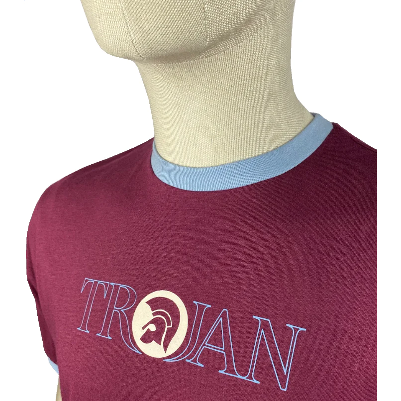 Trojan 'Port' Outline Logo Tee TC/1004