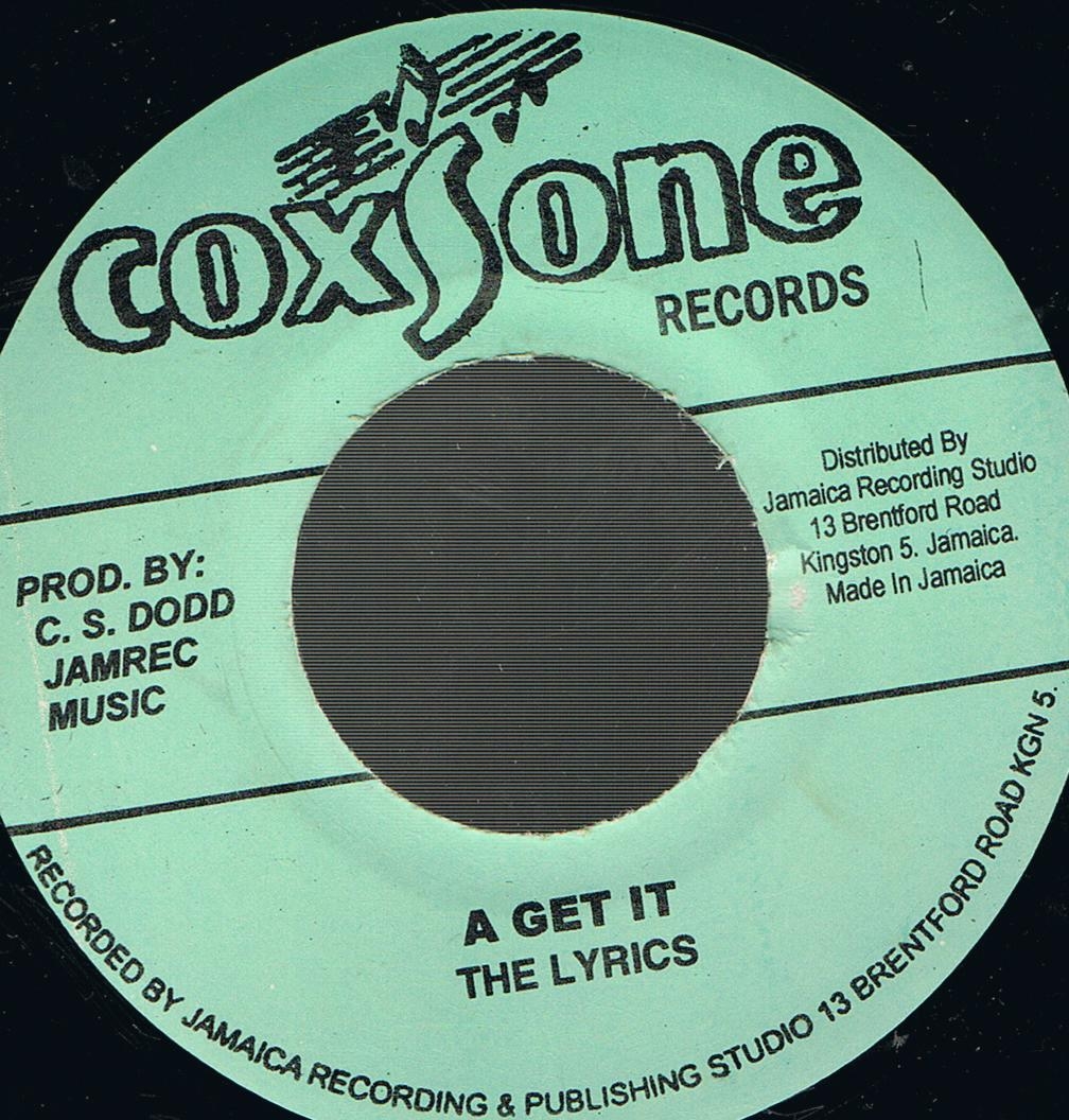 The Lyrics - A Get It / Freddie & Fitzy - Truth Hurts (Original Stamper 7")