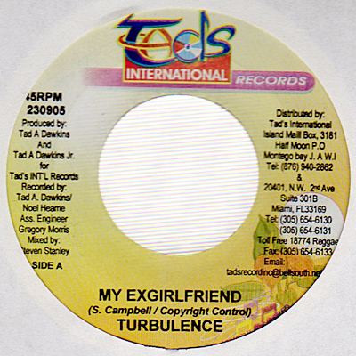 Turbulence – My Ex Girlfriend (7") 