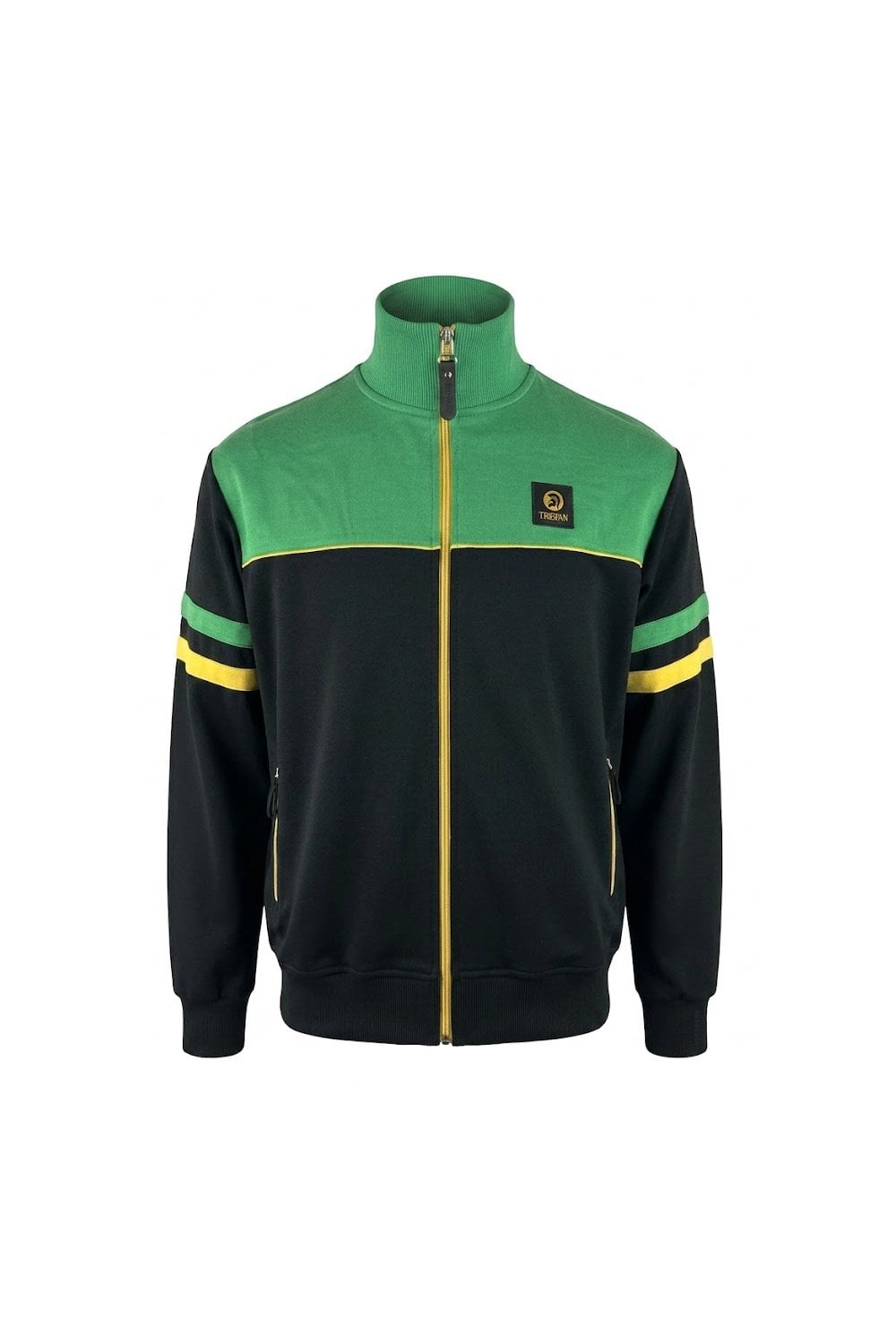Trojan Panel Track Top (Black)