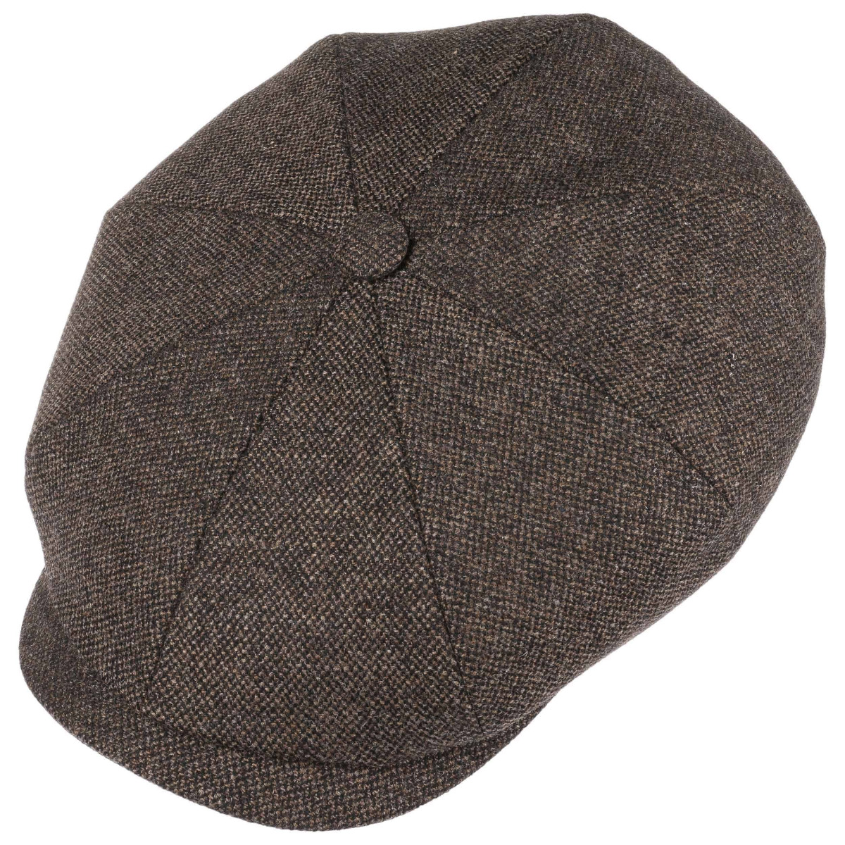 Stetson Hatteras Wool Mix Flat Cap brown-56