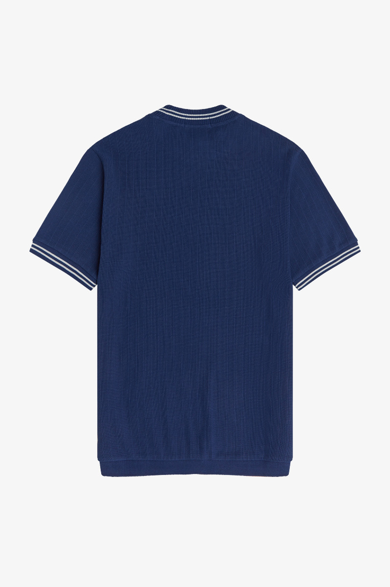 Fred Perry Crew Neck Pique T-Shirt M9802 French Navy-S