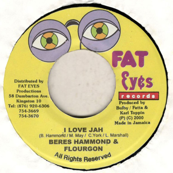 Beres Hammond & Flourgon - I Love Jah / Version (7")