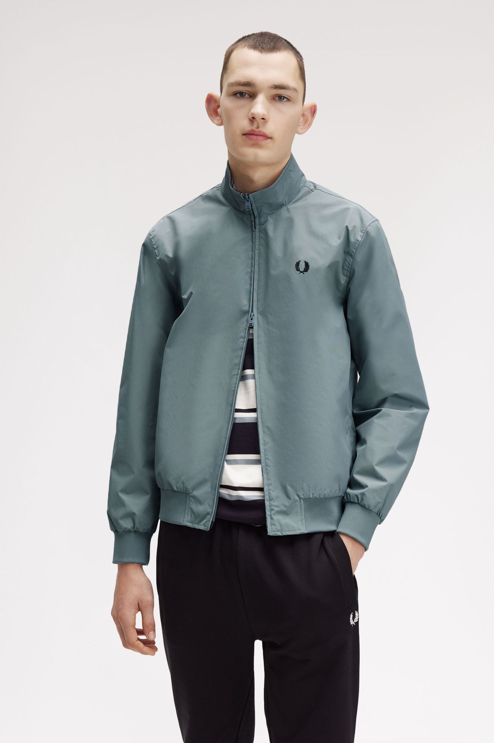 Fred Perry Brentham Jacket in Stockport Blue