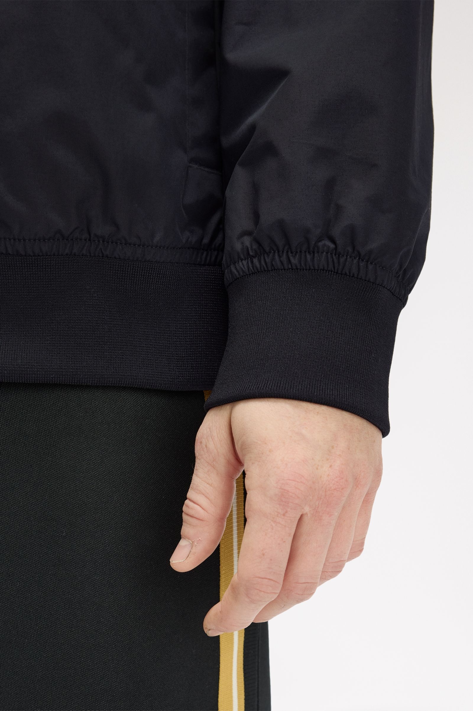 Fred Perry Brentham Bomber Jacket (Black)