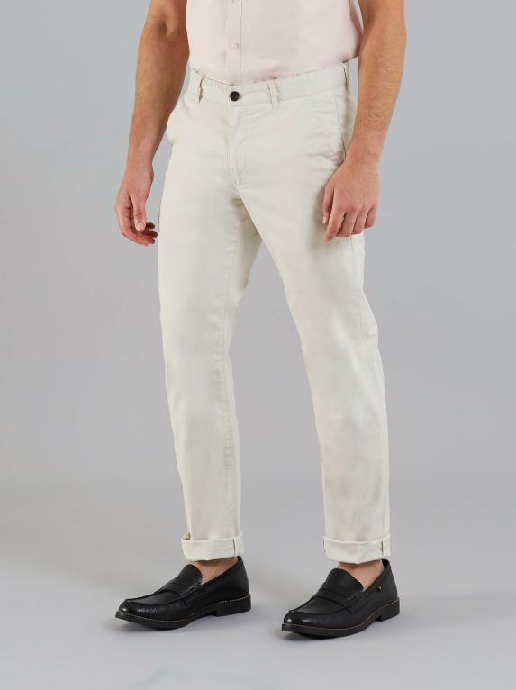 Farah Elm Chino Twill Pebble
