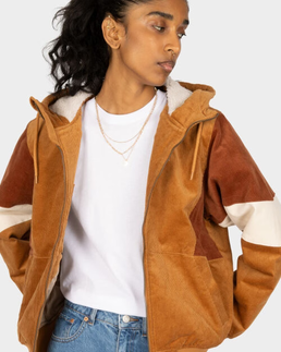 Iriedaily Blotchy Cord Jacket (Tobacco)