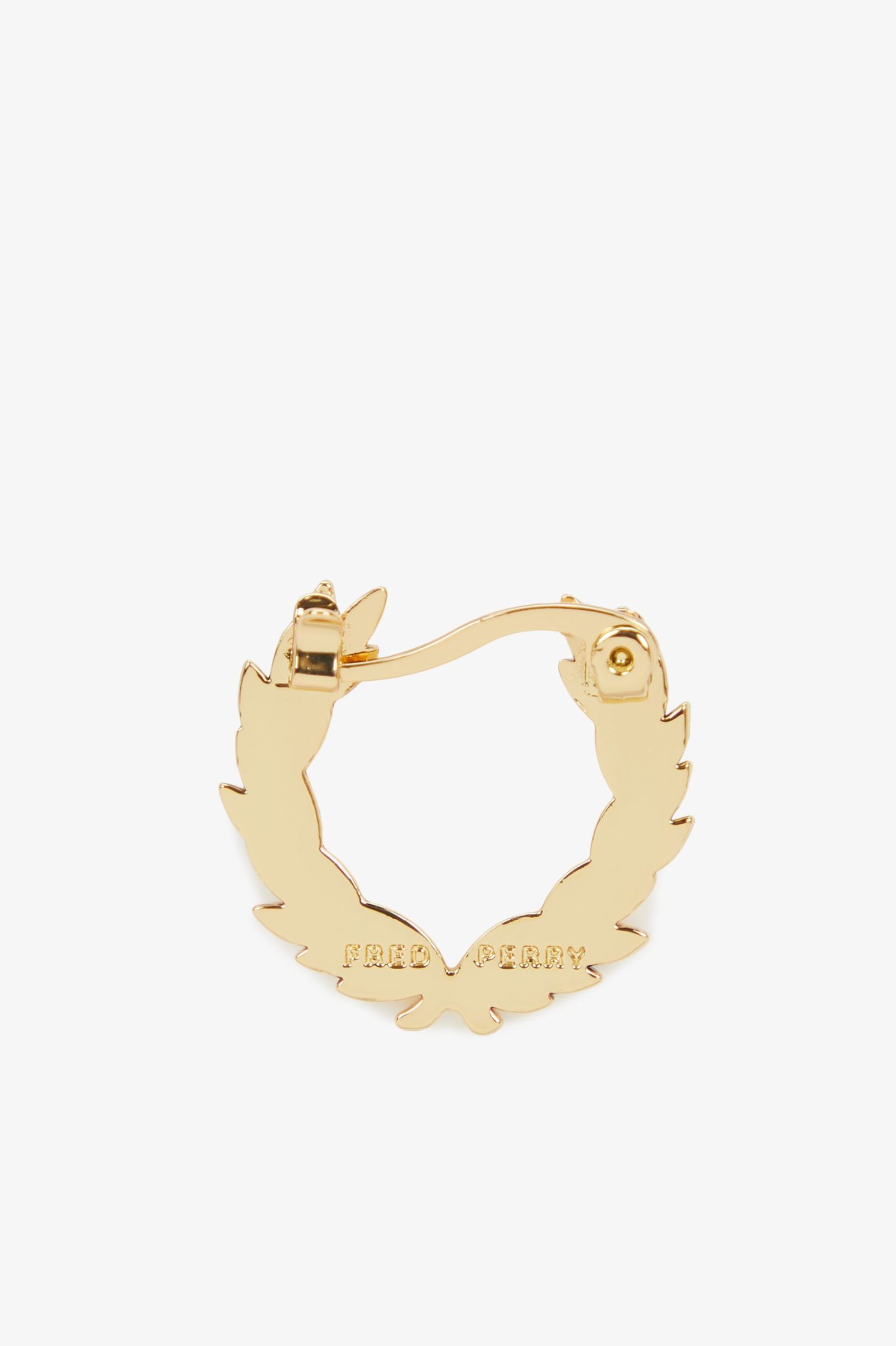 Fred Perry Laurel Wreath Mini Earrings (Gold)