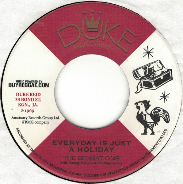 The Sensations - Every Day Is Just A Holiday / Tommy McCook - Rock Away (7")