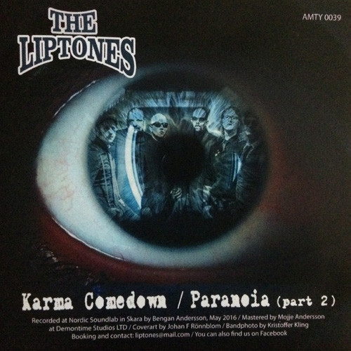 The Liptones - Karma Comedown / Paranoia (part 2) / Ska Killers (BB Tokio) / With Souls Bouncing (7")