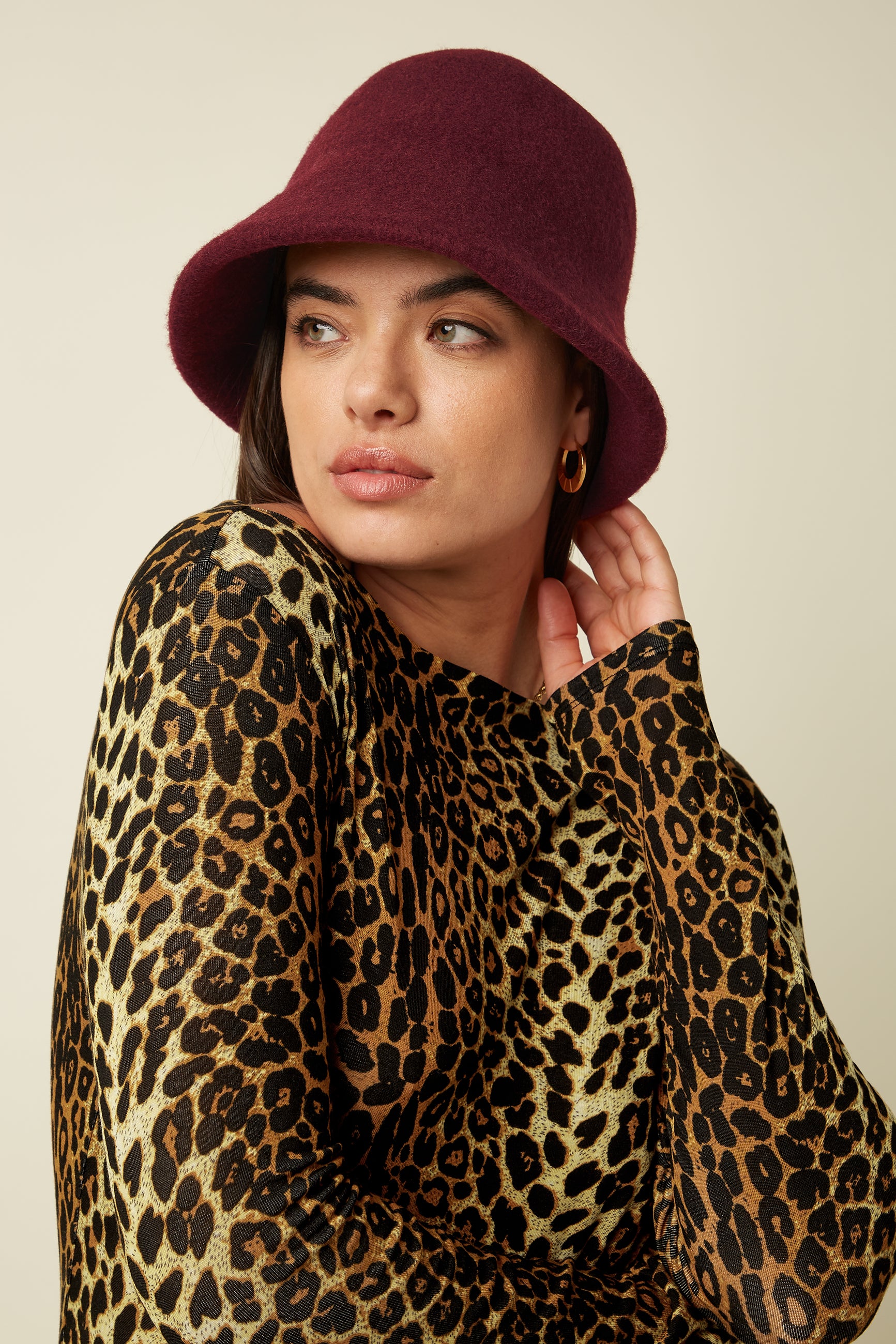 King Louie Cloche Hat (Porto Red)
