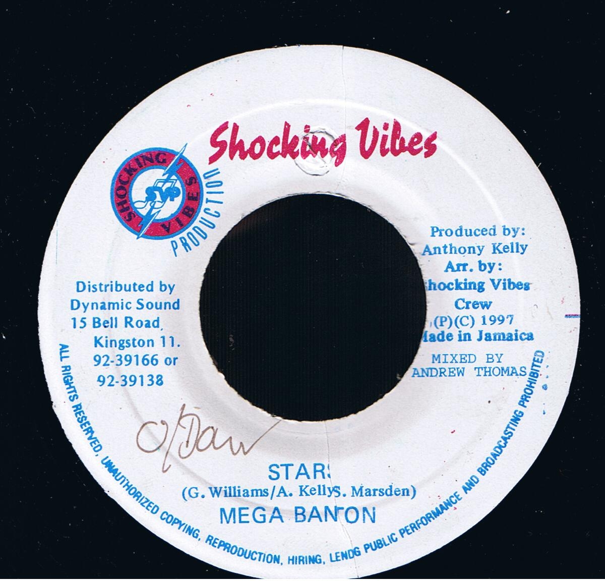 Mega Banton - Stars / Version (7") 