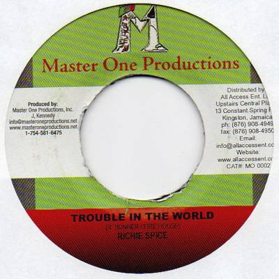 Richie Spice / Kyan & Fireneer – Trouble In The World / Righteous One  (7")       