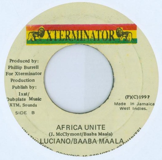 Luciano  / Baaba Maala – Africa Unite -  Version Africa Unite  (7")         