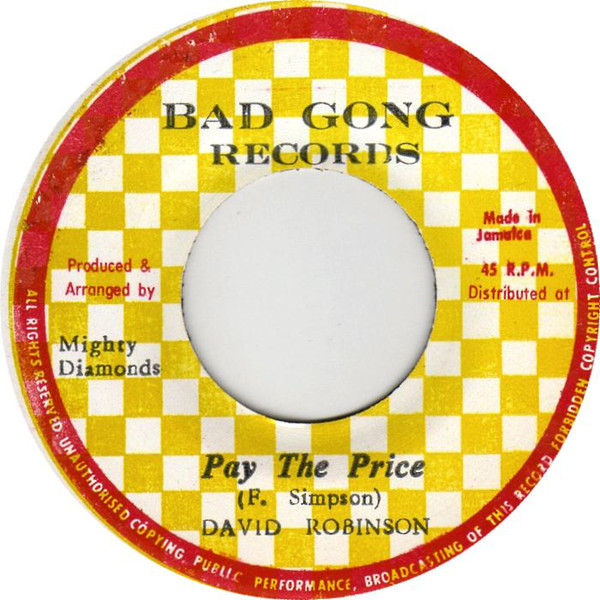 Dave Robinson - Pay The Price (7")