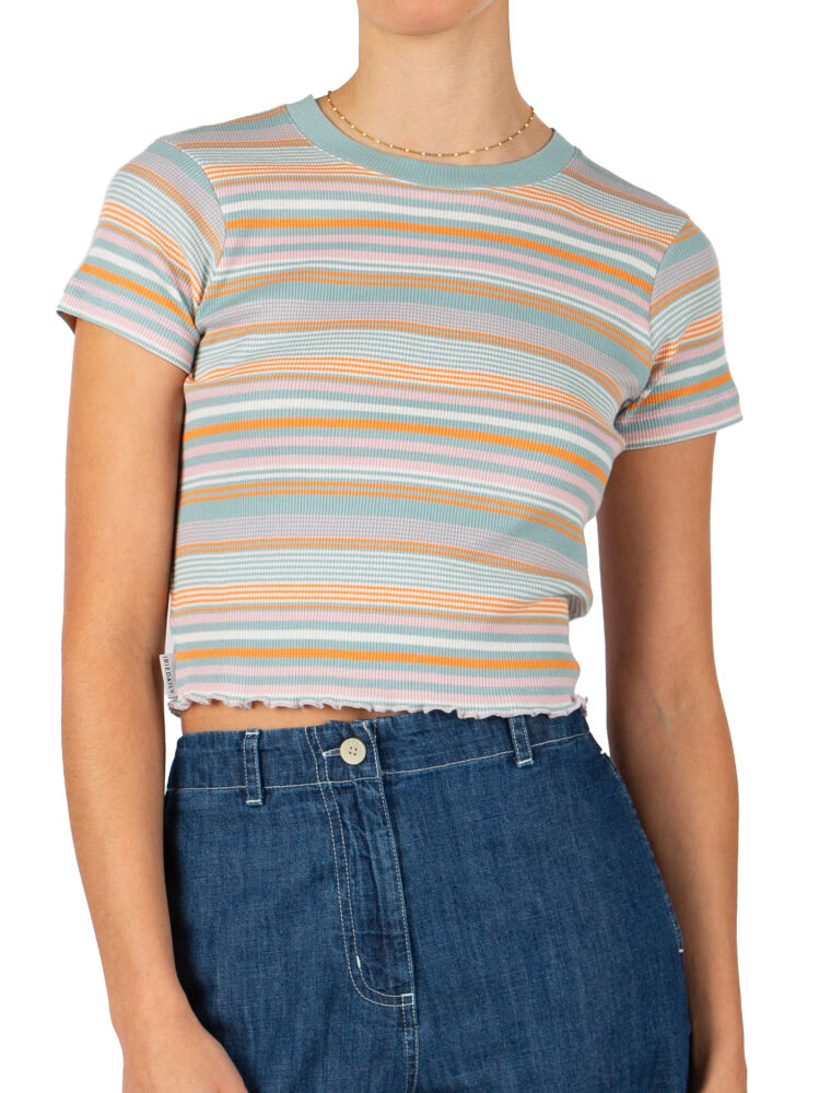Iriedaily Pippa Tee in Light Sage