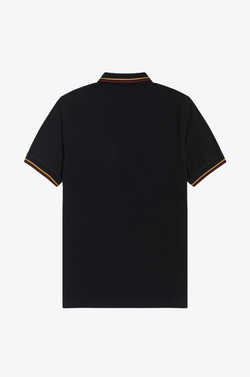 Fred Perry Poloshirt Black/1964Gold N04-M