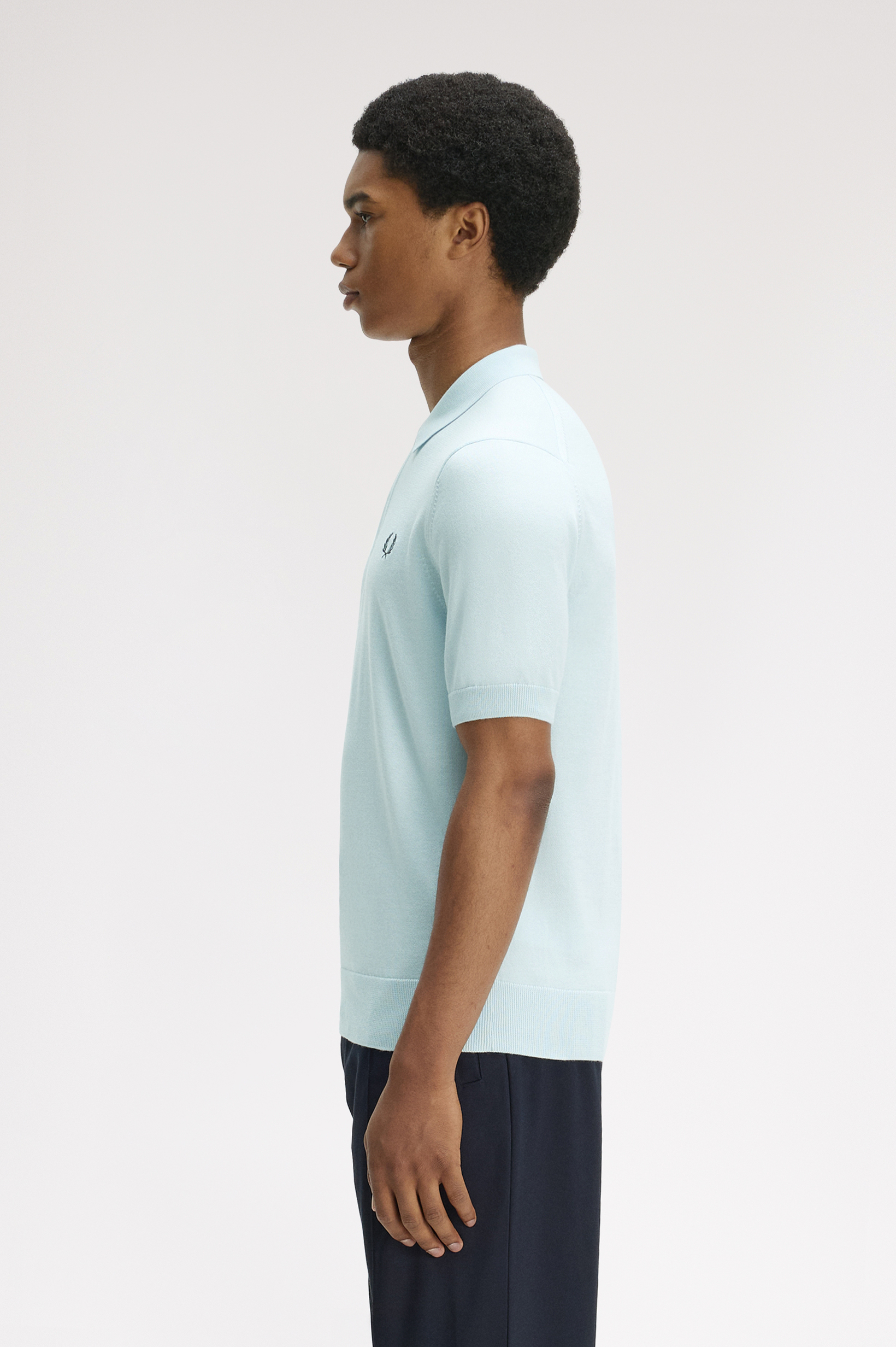 Fred Perry Long Staple Cotton Knitted Shirt