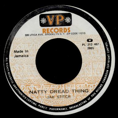 Jah Stitch - Natty Dread Thing (Original 7")