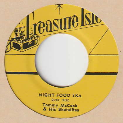 Tommy McCook & His Skatalites / The Skatalites – Night Food Ska / Latin Goes Ska (7")                