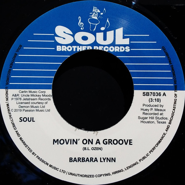 Barbara Lynn - Movin' On A Groove / Disco Music (7")