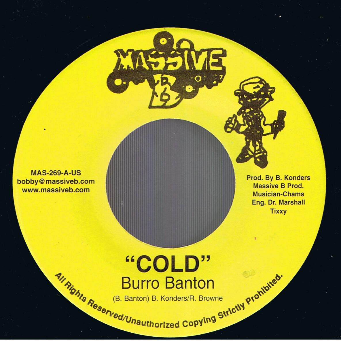 Burro Banton - Cold / Benneton - Kick Off (7") 