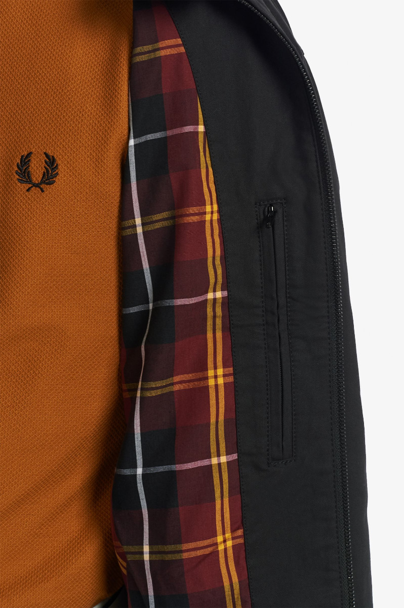 Fred Perry Harrington Jacke Black 