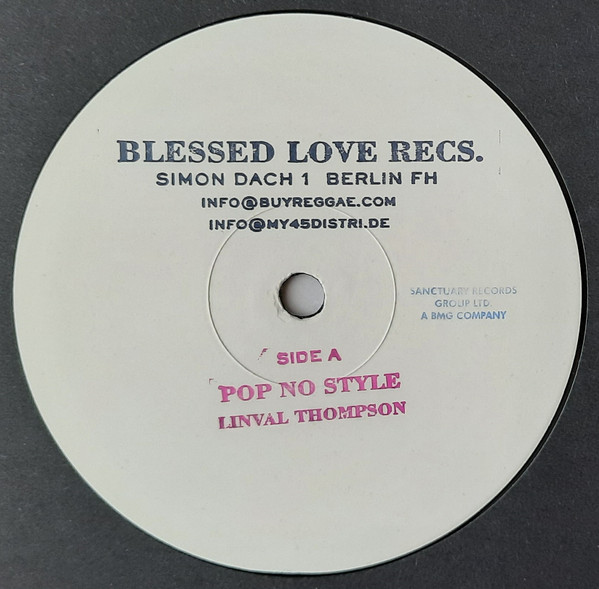 Linval Thompson / Scientist – Pop No Style / Second Hand Girl (12")  