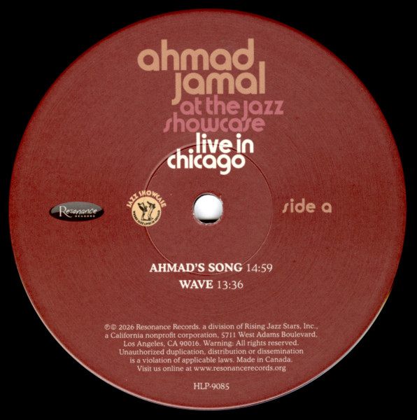 Ahmad Jamal – At The Jazz Showcase Live In Chicago  (DOLP) RSD 26   