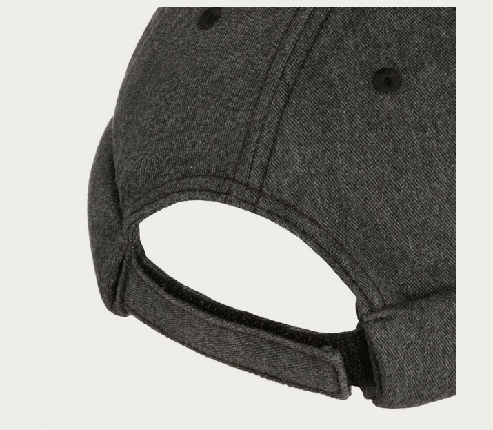 Stetson Cotton Melange Docker Hat in Anthracite