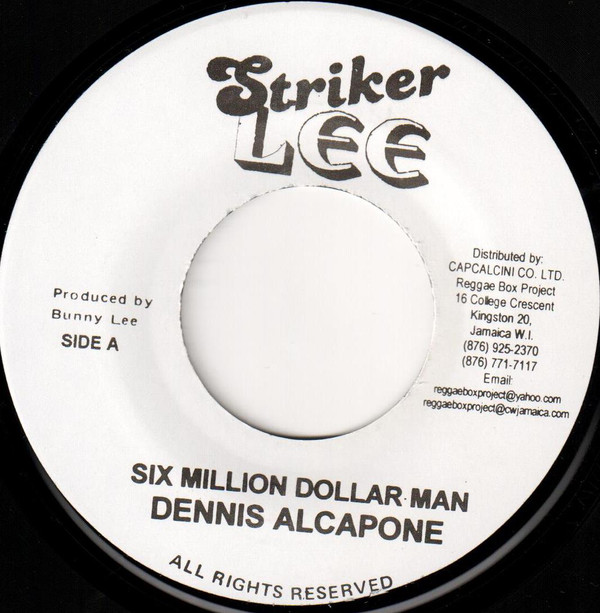Dennis Alcapone / The Aggrovators - Six Million Dollar Man / Channel One Feel It (7'')