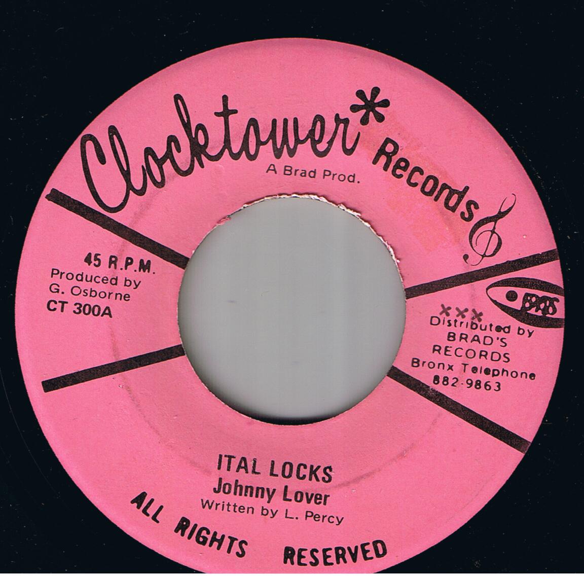 Johnny Lover - Ital Locks (7")