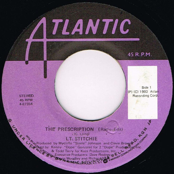 Lt. Stitchie - The Prescription (7'')