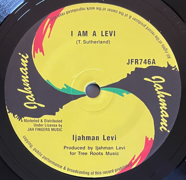 Ijahman Levi -I am a Levi (7") 