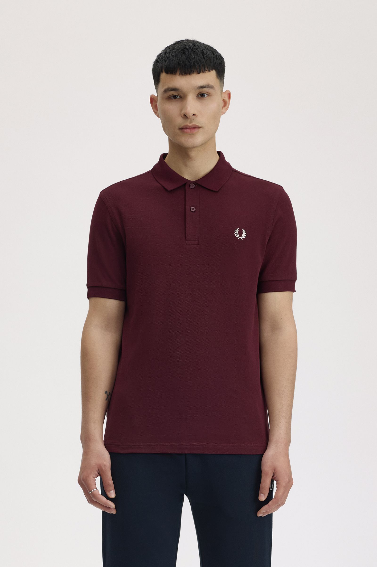 Fred Perry M6000 Polo Shirt (Oxblood)