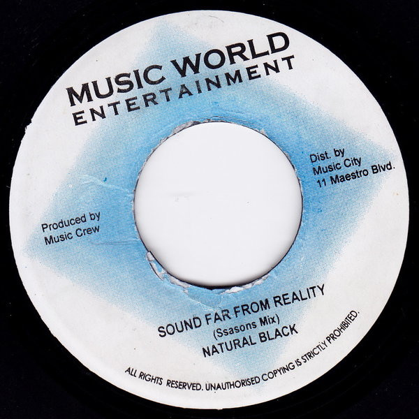 Natural Black / Sizzla – Sound Far From Reality (Seasons Mix) / Ultimate Warrior (Sleng Teng Mix) (7")      