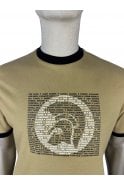 Trojan Artist Logo T-Shirt in Camel 