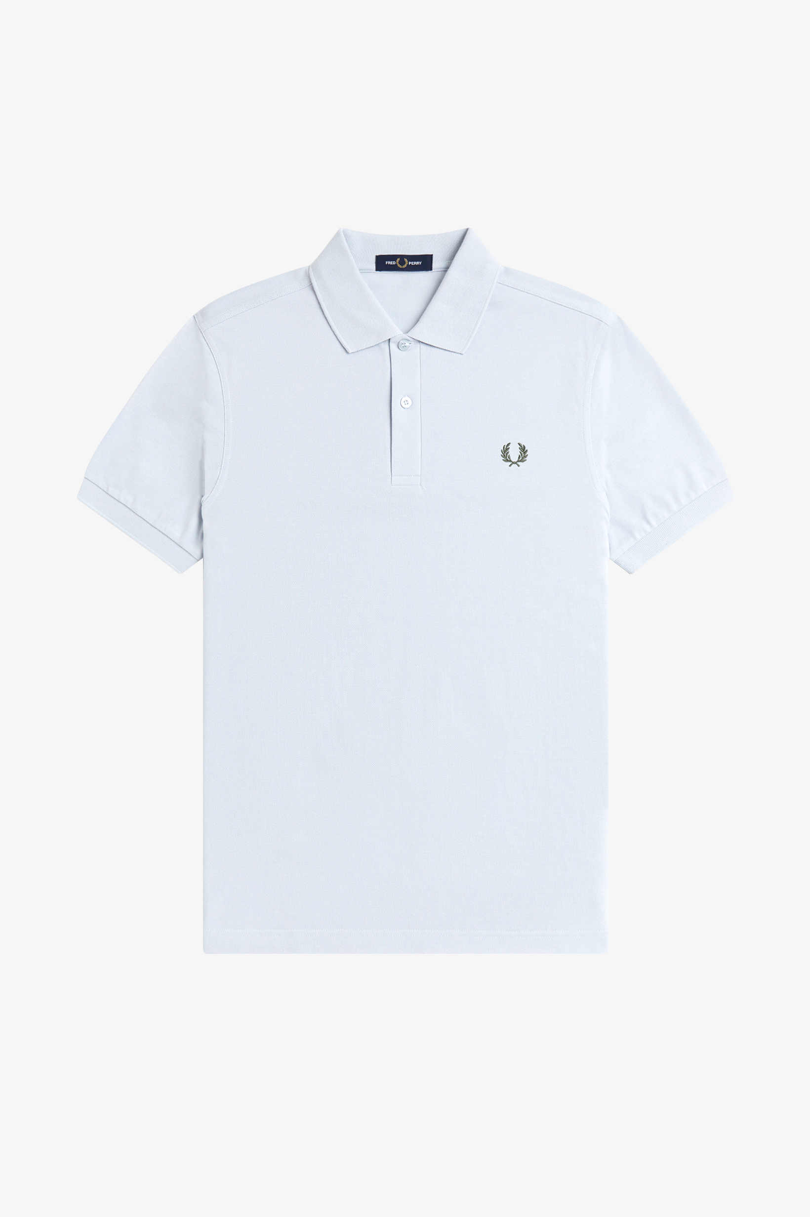 Fred Perry Polo Shirt (Dusky Blue/Laurel Wreath Green)