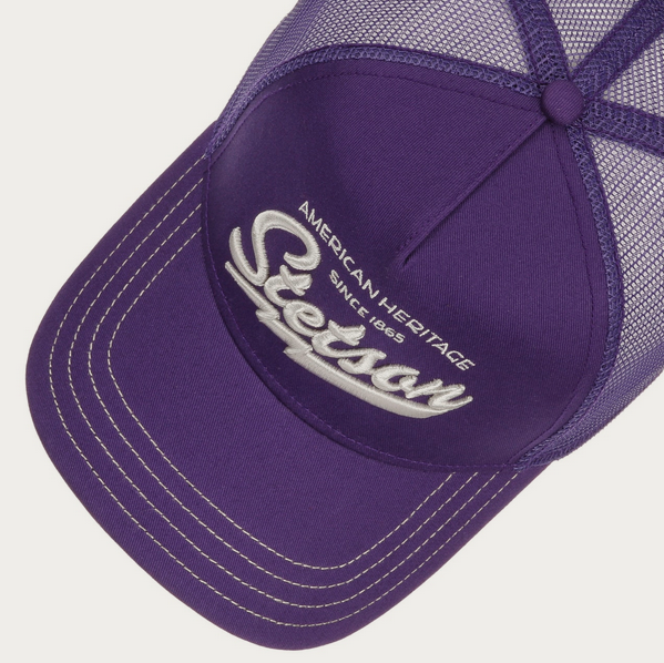 Stetson Since 1865 Trucker Cap (Purple) 