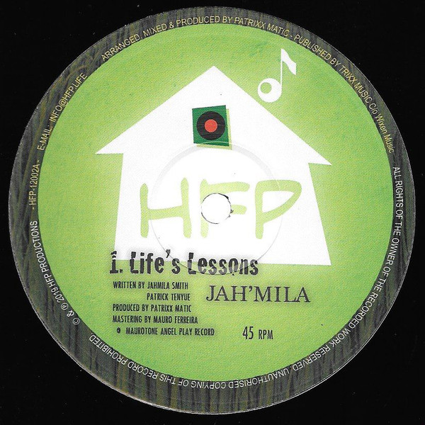 Jah'Mila - Life's Lessons (10")