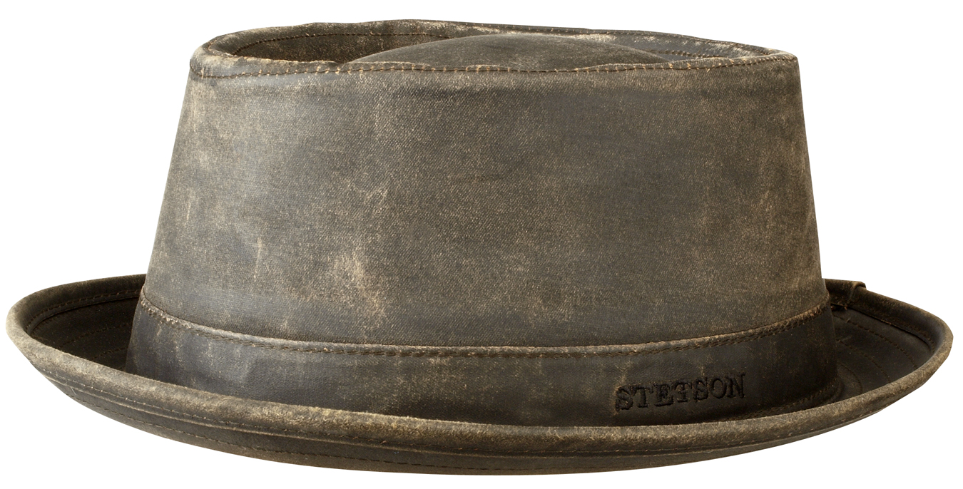 Stetson Vintage Pork Pie Braun Col.6-L