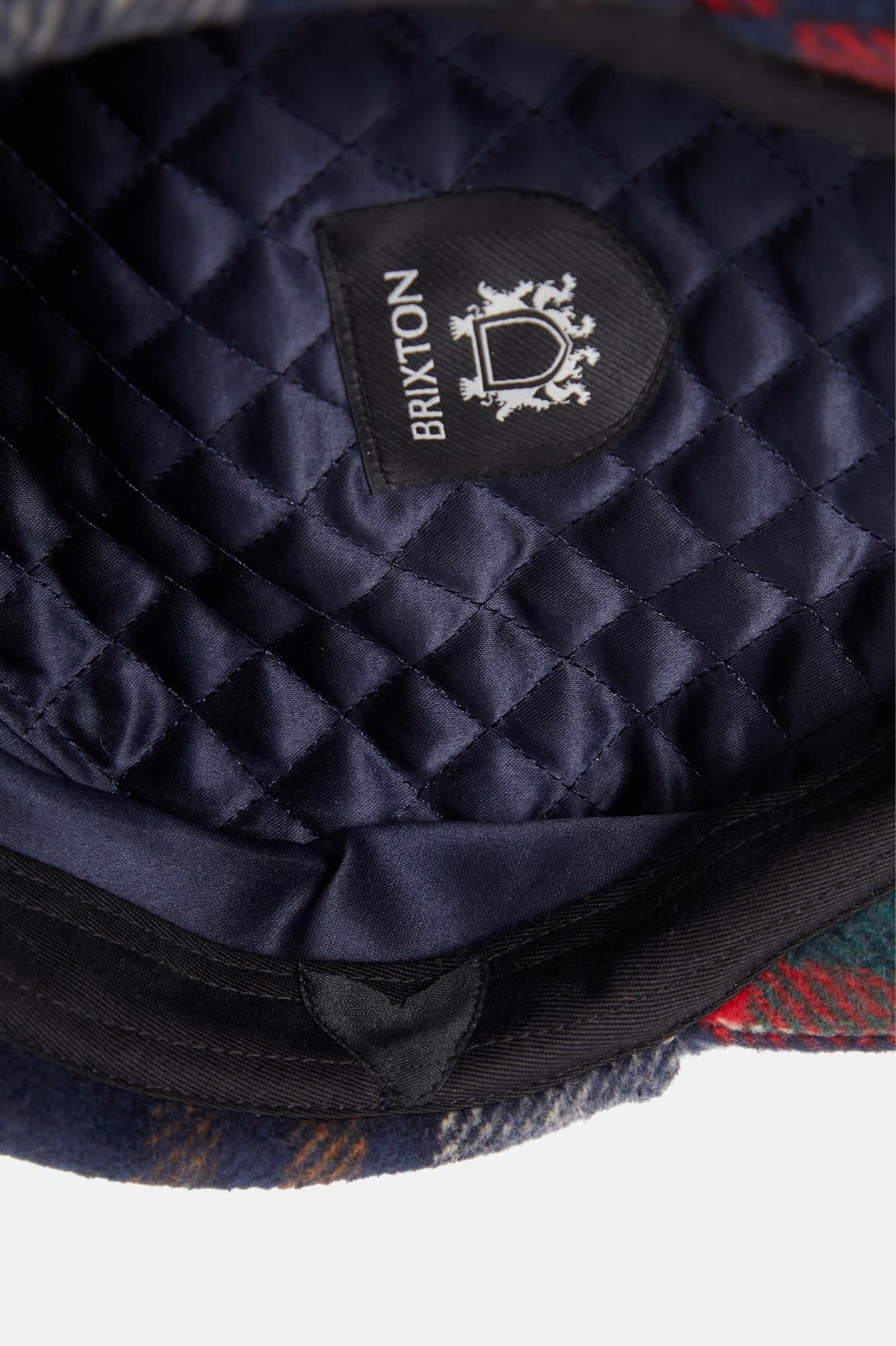 Brixton Barrel Earflap Snap Cap (Navy/Green/Red/Cream)