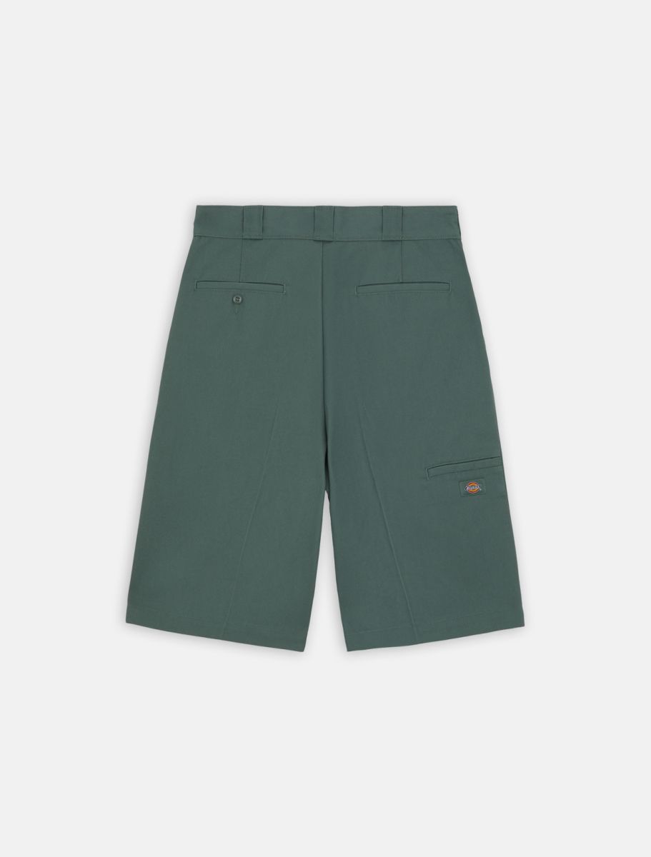 Dickies 13 Inch Multi Pocket Work Shorts in Forest